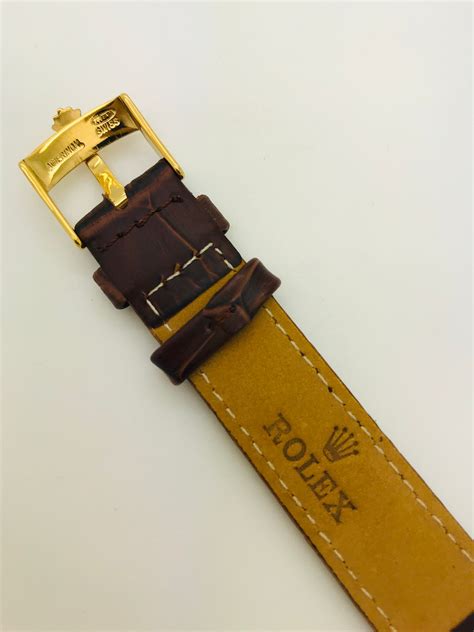 rolex leather band replica|genuine rolex watch band.